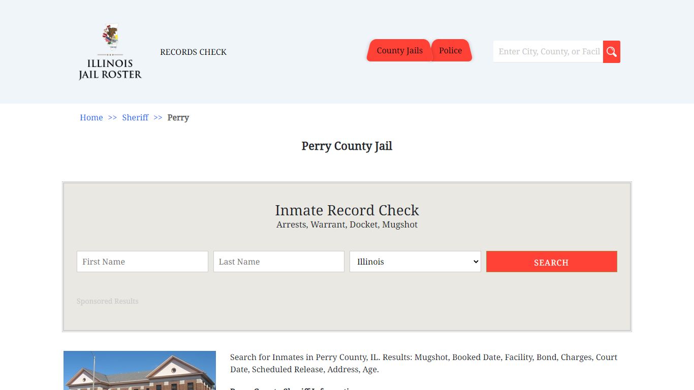 Perry County Jail - Jail Roster Search