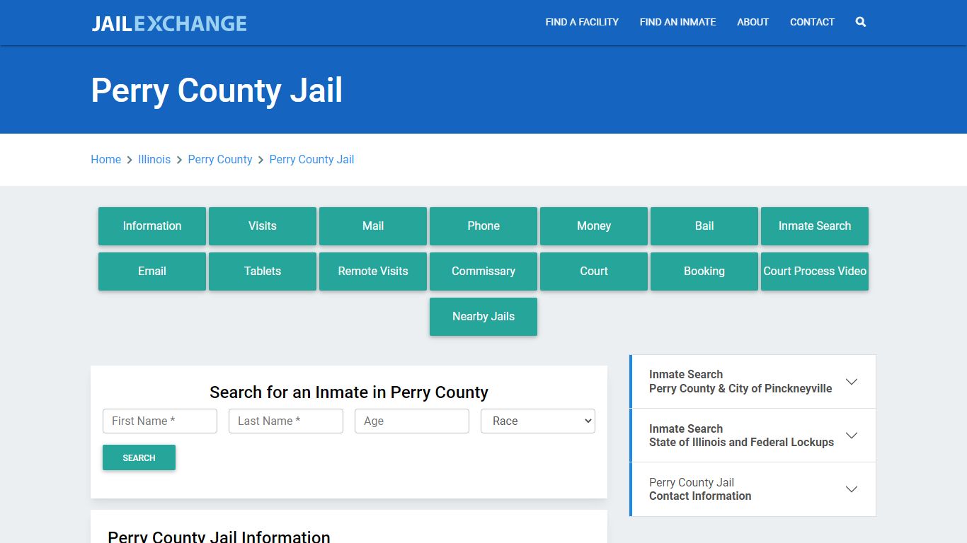 Perry County Jail Roster Lookup, IL, Inmate Search