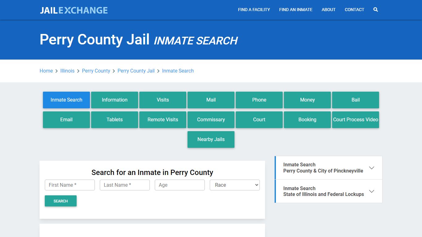 Perry County Jail, IL Inmate Search: Roster & Mugshots